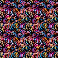 Watercolor inspiration seamless wave pattern N4