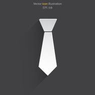 Vector necktie web flat icon N5