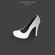Vector woman boots web icon N15