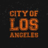 City of Los Angeles - Artwork for wear
