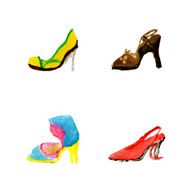 fashion illustration - high heels