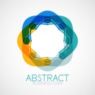 Symmetric abstract geometric shape N177