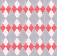 seamless geometric rhombus scribble pattern