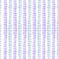 Striped hand painted and drawn vector seamless pattern N7