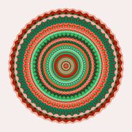bright colored hand-drawing ornamental abstract vector background N6