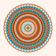 bright colored hand-drawing ornamental lace abstract vector background N4