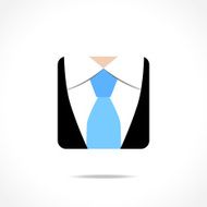 Business suit icon symbol design vector