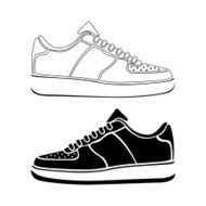 sport clothing white footwear fashion isolated N2