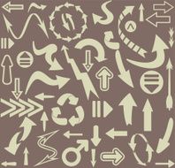 Arrows seamless pattern N4