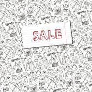 Outline Vector Female Accessories background Sale