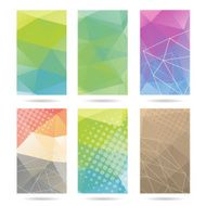 Set of brochure design templates vector illustration N3