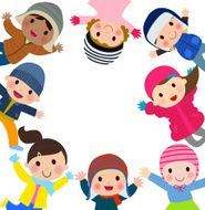 Group of kids and frame N2