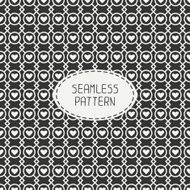 Romantic seamless pattern with hearts Beautiful vector illustration N4