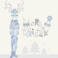 Christmas Background and Greeting Card N3