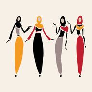 East women in veiled