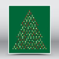 Vector Happy Christmas Hand Made Poster N3