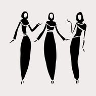 East women in veiled N2