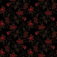Retro floral seamless background N26
