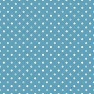 Blue Textured Polka Dot Seamless Pattern
