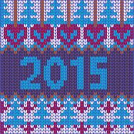 Background of new year with knitted texture