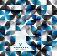 Vector mosaic background