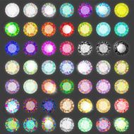 Set of gems Diamond set