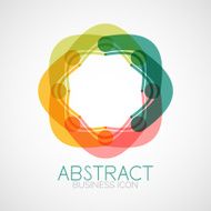 Symmetric abstract geometric shape N183