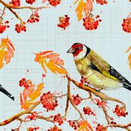 nature seamless texture watercolor N3