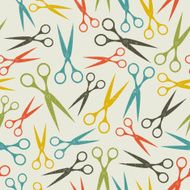 Seamless scissors pattern