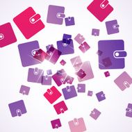 abstract background purse N32