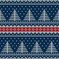 Winter Holiday Seamless Knitted Pattern N3