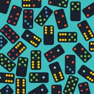 Vector of Domino Background