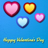 happy valentine's day background cards concepts Vector illustration design N6