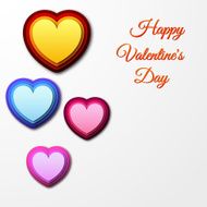 happy valentine's day background cards concepts Vector illustration design N7
