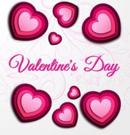 happy valentine&#039;s day background cards concepts Vector illustration design N28