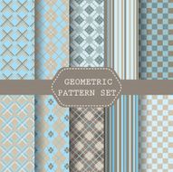 blue and brown scot patterns