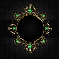 Jewellery black frame