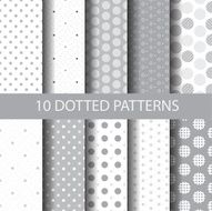 polka dot pattern set