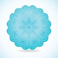 Vintage background with bright colors mandala N7