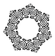 vector ethnic ornament N4