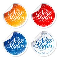 New styles vintage stickers