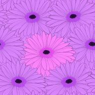 Beautiful background with gerbera flower