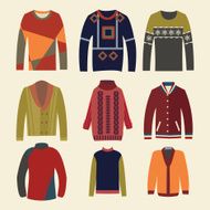 Men&#039;s sweaters - Illustration