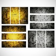 Modern banners abstract banner design business design and website templates