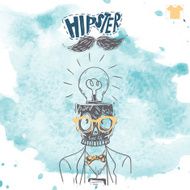 Hipster Skull Background N5