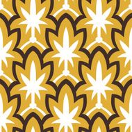 Vintage hand drawn art deco pattern N10
