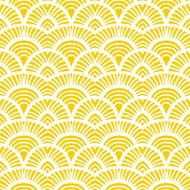 Vintage hand drawn art deco pattern N14