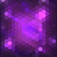 Abstract colorful hexagons background N4