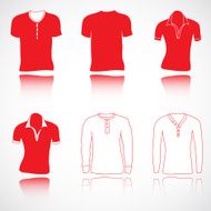 t shirt jerseys and sweater set vector collection N2