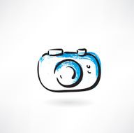 photo camera grunge icon